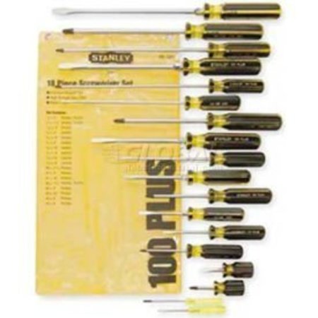 Stanley Stanley 66-520-A 100 Plus® 18 Piece Combination Screwdriver Set 66-520-A